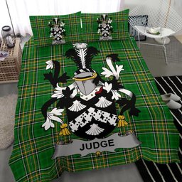Irish Judge Coat of Arms Family Crest Ireland Bedding Set Irish National Tartan Irish County Bedding Set Duvet Covers