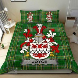 Irish Joyce Coat of Arms Family Crest Ireland Bedding Set Irish National Tartan Irish County Bedding Set Duvet Covers