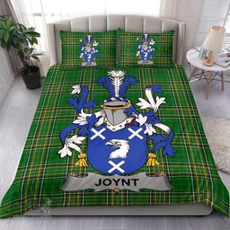 Irish Joynt Coat of Arms Family Crest Ireland Bedding Set Irish National Tartan Irish County Bedding Set Duvet Covers