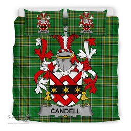 Irish Candell Coat of Arms Family Crest Ireland Bedding Set Irish National Tartan Irish County Bedding Set Duvet Covers