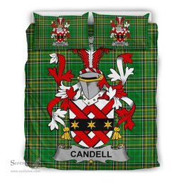 Irish Candell Coat of Arms Family Crest Ireland Bedding Set Irish National Tartan Irish County Bedding Set Duvet Covers
