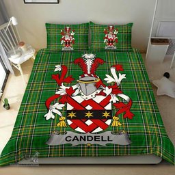 Irish Candell Coat of Arms Family Crest Ireland Bedding Set Irish National Tartan Irish County Bedding Set Duvet Covers