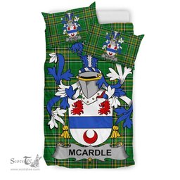 Irish McArdle Coat of Arms Family Crest Ireland Bedding Set Irish National Tartan Irish County Bedding Set Duvet Covers