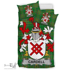 Irish Cardell Coat of Arms Family Crest Ireland Bedding Set Irish National Tartan Irish County Bedding Set Duvet Covers