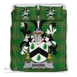 Irish Shore Coat of Arms Family Crest Ireland Bedding Set Irish National Tartan Irish County Bedding Set Duvet Covers