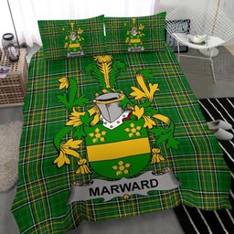 Irish Marward Coat of Arms Family Crest Ireland Bedding Set Irish National Tartan Irish County Bedding Set Duvet Covers