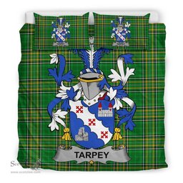 Irish Tarpey Coat of Arms Family Crest Ireland Bedding Set Irish National Tartan Irish County Bedding Set Duvet Covers
