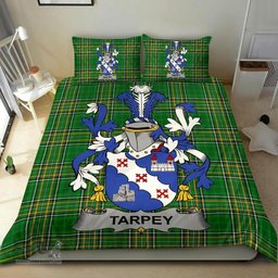 Irish Tarpey Coat of Arms Family Crest Ireland Bedding Set Irish National Tartan Irish County Bedding Set Duvet Covers