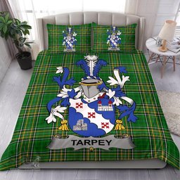 Irish Tarpey Coat of Arms Family Crest Ireland Bedding Set Irish National Tartan Irish County Bedding Set Duvet Covers