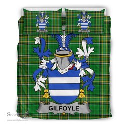 Irish Gilfoyle or McGilfoyle Coat of Arms Family Crest Ireland Bedding Set Irish National Tartan Irish County Bedding Set Duvet Covers