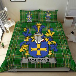 Irish Moleyns Coat of Arms Family Crest Ireland Bedding Set Irish National Tartan Irish County Bedding Set Duvet Covers
