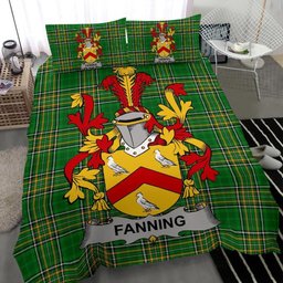 Irish Fanning Coat of Arms Family Crest Ireland Bedding Set Irish National Tartan Irish County Bedding Set Duvet Covers