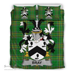 Irish Bray or McBray Coat of Arms Family Crest Ireland Bedding Set Irish National Tartan Irish County Bedding Set Duvet Covers