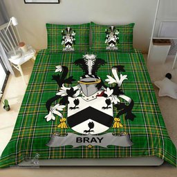 Irish Bray or McBray Coat of Arms Family Crest Ireland Bedding Set Irish National Tartan Irish County Bedding Set Duvet Covers