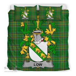 Irish Low Coat of Arms Family Crest Ireland Bedding Set Irish National Tartan Irish County Bedding Set Duvet Covers