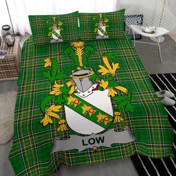 Irish Low Coat of Arms Family Crest Ireland Bedding Set Irish National Tartan Irish County Bedding Set Duvet Covers