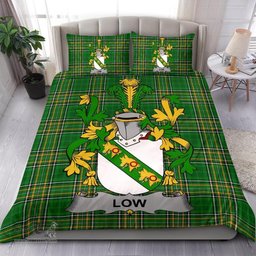 Irish Low Coat of Arms Family Crest Ireland Bedding Set Irish National Tartan Irish County Bedding Set Duvet Covers