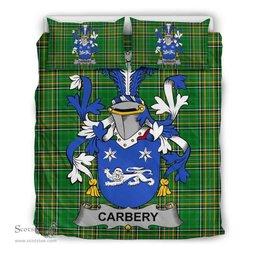 Irish Carbery Coat of Arms Family Crest Ireland Bedding Set Irish National Tartan Irish County Bedding Set Duvet Covers