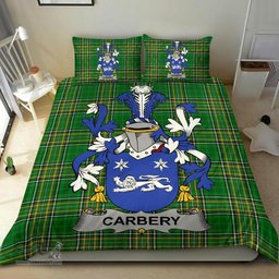Irish Carbery Coat of Arms Family Crest Ireland Bedding Set Irish National Tartan Irish County Bedding Set Duvet Covers