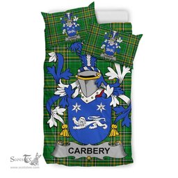 Irish Carbery Coat of Arms Family Crest Ireland Bedding Set Irish National Tartan Irish County Bedding Set Duvet Covers