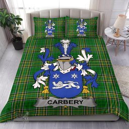 Irish Carbery Coat of Arms Family Crest Ireland Bedding Set Irish National Tartan Irish County Bedding Set Duvet Covers