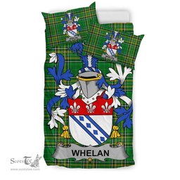 Irish Whelan Coat of Arms Family Crest Ireland Bedding Set Irish National Tartan Irish County Bedding Set Duvet Covers
