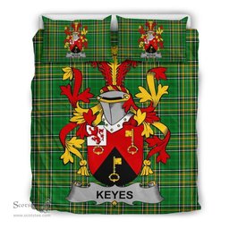 Irish Keyes Coat of Arms Family Crest Ireland Bedding Set Irish National Tartan Irish County Bedding Set Duvet Covers