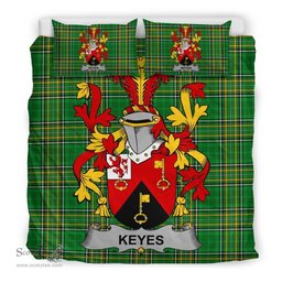Irish Keyes Coat of Arms Family Crest Ireland Bedding Set Irish National Tartan Irish County Bedding Set Duvet Covers