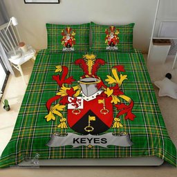 Irish Keyes Coat of Arms Family Crest Ireland Bedding Set Irish National Tartan Irish County Bedding Set Duvet Covers