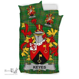 Irish Keyes Coat of Arms Family Crest Ireland Bedding Set Irish National Tartan Irish County Bedding Set Duvet Covers