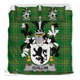 Irish Guillim Coat of Arms Family Crest Ireland Bedding Set Irish National Tartan Irish County Bedding Set Duvet Covers