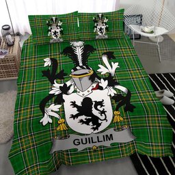 Irish Guillim Coat of Arms Family Crest Ireland Bedding Set Irish National Tartan Irish County Bedding Set Duvet Covers