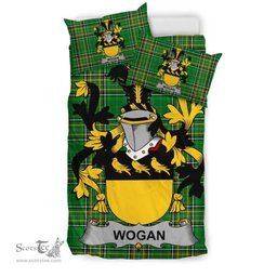 Irish Wogan Coat of Arms Family Crest Ireland Bedding Set Irish National Tartan Irish County Bedding Set Duvet Covers