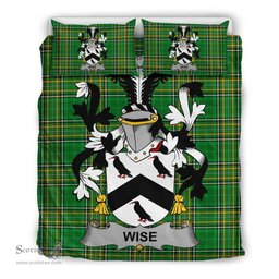 Irish Wise Coat of Arms Family Crest Ireland Bedding Set Irish National Tartan Irish County Bedding Set Duvet Covers