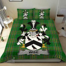 Irish Wise Coat of Arms Family Crest Ireland Bedding Set Irish National Tartan Irish County Bedding Set Duvet Covers