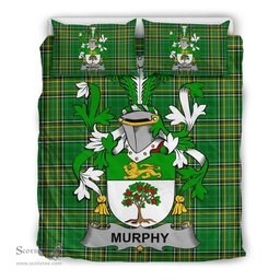 Irish Murphy (Wexford) Coat of Arms Family Crest Ireland Bedding Set Irish National Tartan Irish County Bedding Set Duvet Covers