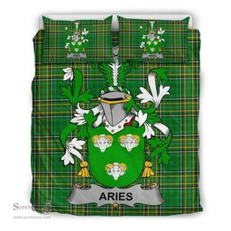 Irish Aries Coat of Arms Family Crest Ireland Bedding Set Irish National Tartan Irish County Bedding Set Duvet Covers