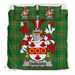 Irish Tankard Coat of Arms Family Crest Ireland Bedding Set Irish National Tartan Irish County Bedding Set Duvet Covers