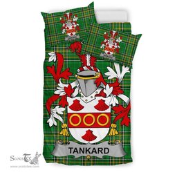 Irish Tankard Coat of Arms Family Crest Ireland Bedding Set Irish National Tartan Irish County Bedding Set Duvet Covers