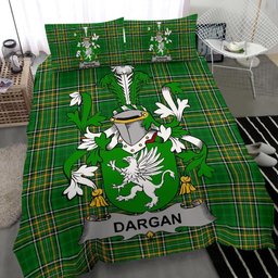 Irish Dargan or McDeargan Coat of Arms Family Crest Ireland Bedding Set Irish National Tartan Irish County Bedding Set Duvet Covers