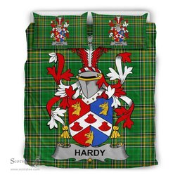 Irish Hardy Coat of Arms Family Crest Ireland Bedding Set Irish National Tartan Irish County Bedding Set Duvet Covers