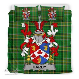 Irish Hardy Coat of Arms Family Crest Ireland Bedding Set Irish National Tartan Irish County Bedding Set Duvet Covers