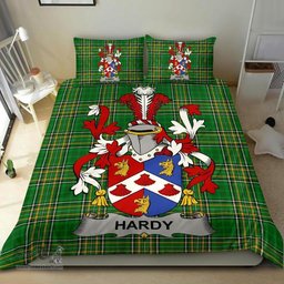 Irish Hardy Coat of Arms Family Crest Ireland Bedding Set Irish National Tartan Irish County Bedding Set Duvet Covers
