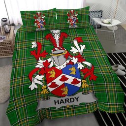 Irish Hardy Coat of Arms Family Crest Ireland Bedding Set Irish National Tartan Irish County Bedding Set Duvet Covers