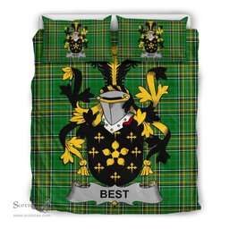 Irish Best Coat of Arms Family Crest Ireland Bedding Set Irish National Tartan Irish County Bedding Set Duvet Covers