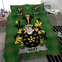 Irish Best Coat of Arms Family Crest Ireland Bedding Set Irish National Tartan Irish County Bedding Set Duvet Covers