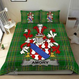 Irish Amory Coat of Arms Family Crest Ireland Bedding Set Irish National Tartan Irish County Bedding Set Duvet Covers