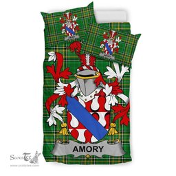 Irish Amory Coat of Arms Family Crest Ireland Bedding Set Irish National Tartan Irish County Bedding Set Duvet Covers