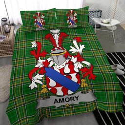 Irish Amory Coat of Arms Family Crest Ireland Bedding Set Irish National Tartan Irish County Bedding Set Duvet Covers