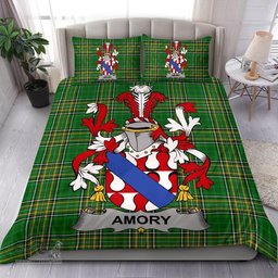 Irish Amory Coat of Arms Family Crest Ireland Bedding Set Irish National Tartan Irish County Bedding Set Duvet Covers